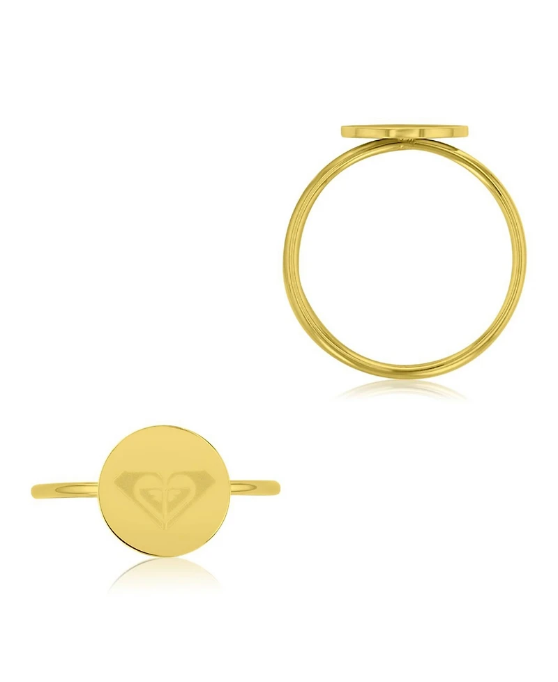Roxy Waterproof Yellow Triangular Heart Ring