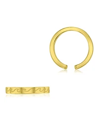 Roxy Waterproof Yellow Wave Toe Ring