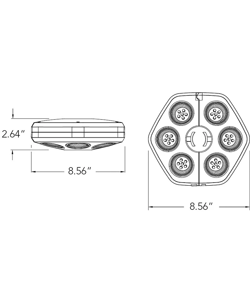Mondawe Umbrella Light: 36-led Clamp-On Patio Illumination