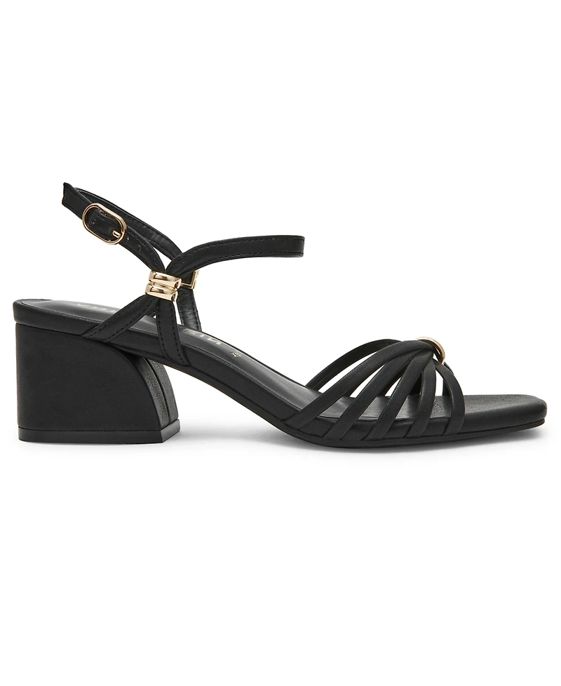 Anne Klein Women's Mikayla Square Toe Sandals