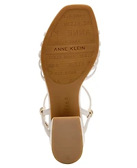 Anne Klein Women's Mikayla Square Toe Sandals
