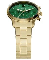 Fossil Men's Neutra Chronograph Gold-Tone Stainless Steel Watch, 44mm