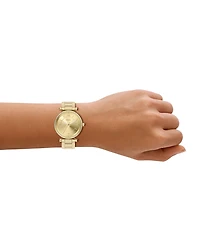 Fossil Women's Carlie Three-Hand Gold-Tone Stainless Steel Watch, 35mm