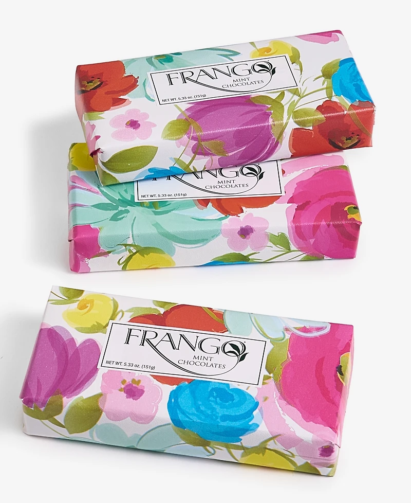 Frango Chocolates Spring-Wrapped Milk Mint Box of Chocolates, 3-Pack