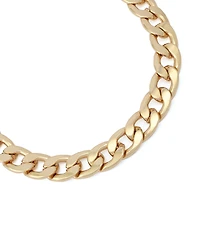 Steve Madden Faceted Curb Chain Anklet