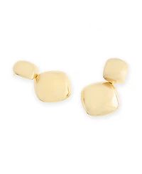 Steve Madden Vintage Puffy Drop Earrings