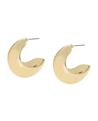 Steve Madden Vintage C Hoop Earrings