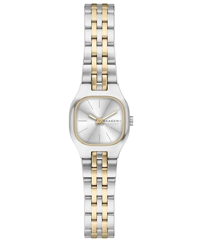 Skagen Women's Mellem Micro Quartz Two-Hand Two-Tone Stainless Steel Less Than Watch, 22mm