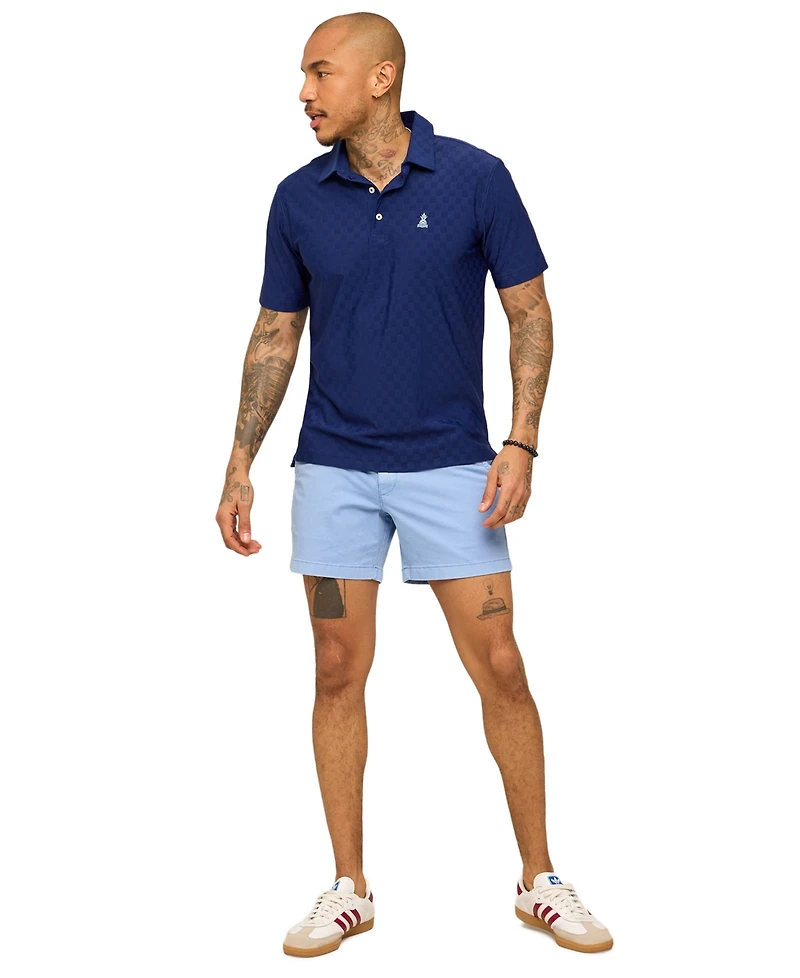 Chubbies Men's The Vanna Textured Performance Polo Shirt