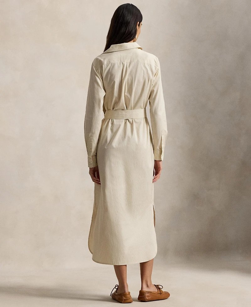 Polo Ralph Lauren Women's Long-Sleeve Collared Shirt Dress