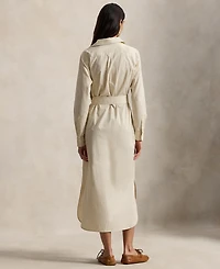 Polo Ralph Lauren Women's Long-Sleeve Collared Shirt Dress