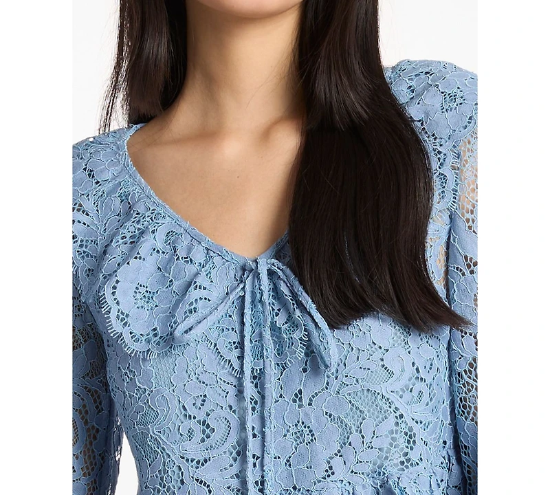 Michael Kors Women's Lace V-Neck Top