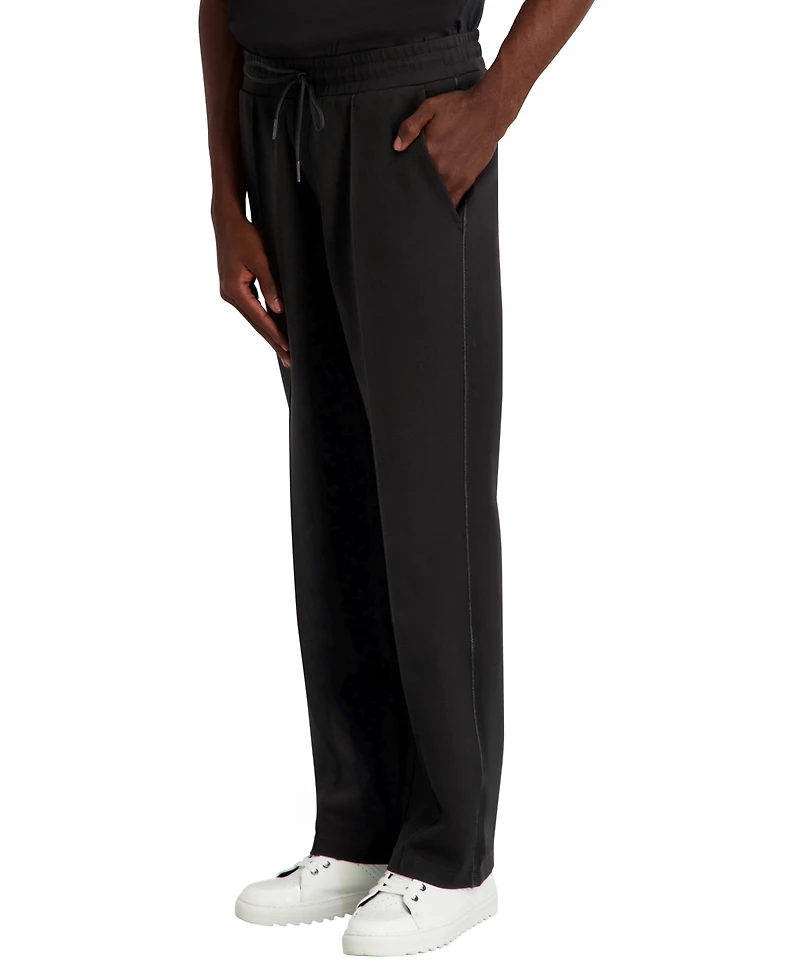 Karl Lagerfeld Paris Men's Open Leg Track Pants