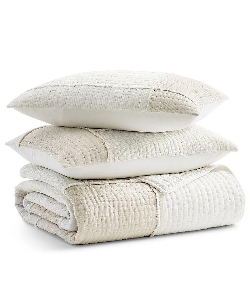 Oake Layered 3-Pc. Quilt Set, Full/Queen, Macy's Exclusive