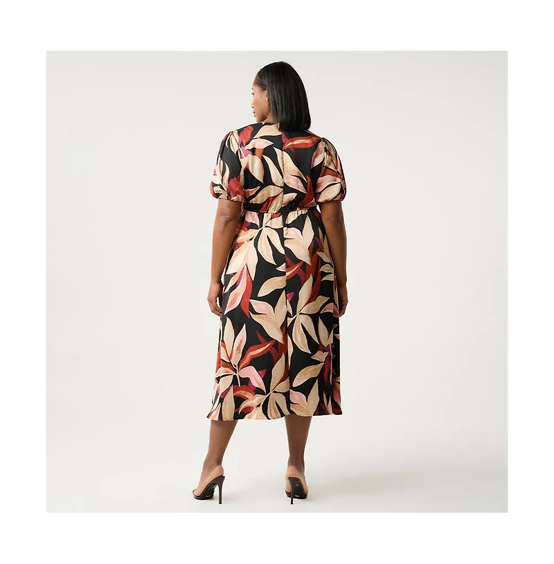 Estelle Laura Puff Sleeve Dress