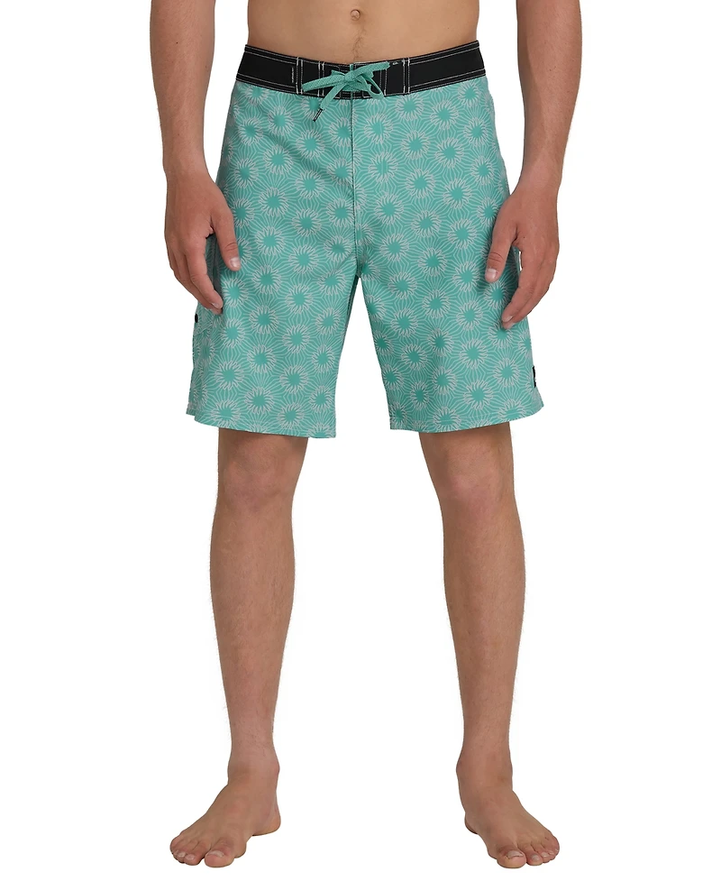 Quiksilver Men's Ocean Mayhem 19 Printed Swim Board Shorts