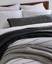 Oake Haven Striped Shadow 3-Pc. Comforter Set, Full/Queen, Macy's Exclusive