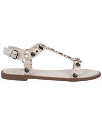 Gc Shoes Women's Trinity Studded Strappy Flat Sandals