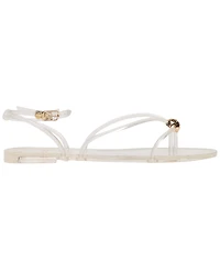 Dolce Vita Women's Kenley Vinyl Strappy Jewelry Stud Flat Sandals