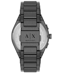 Armani Exchange Men's Sync Quartz Chronograph Gunmetal Stainless Steel Watch, 44mm