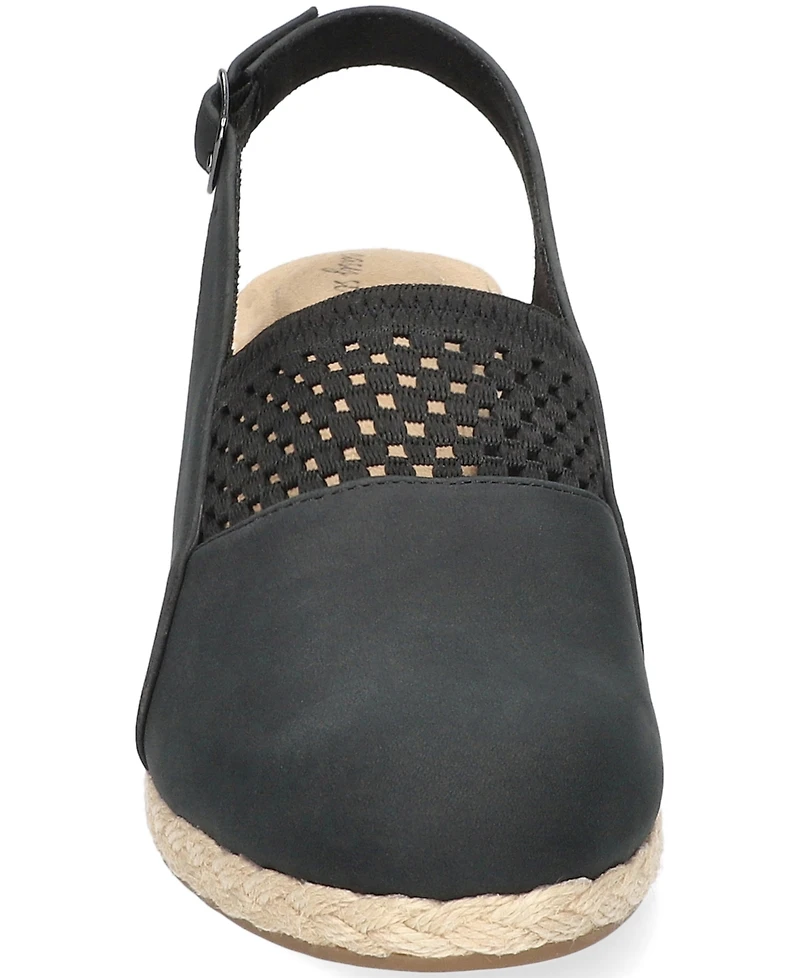 Easy Street Women's Aloha Espadrille Wedge Sandals