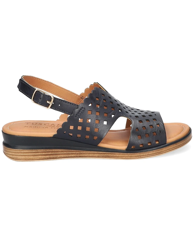 Easy Street Women's Martella Open Toe Wedge Sandals