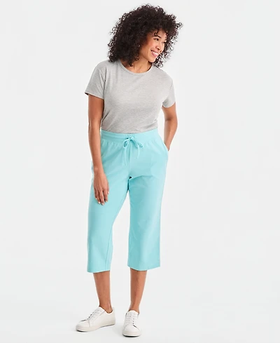 Style & Co Women's Mid Rise Capri Sweatpants