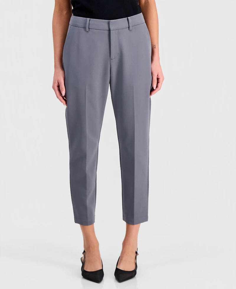I.n.c. International Concepts Petite Mid-Rise Slim Trousers, Exclusively at Macy's