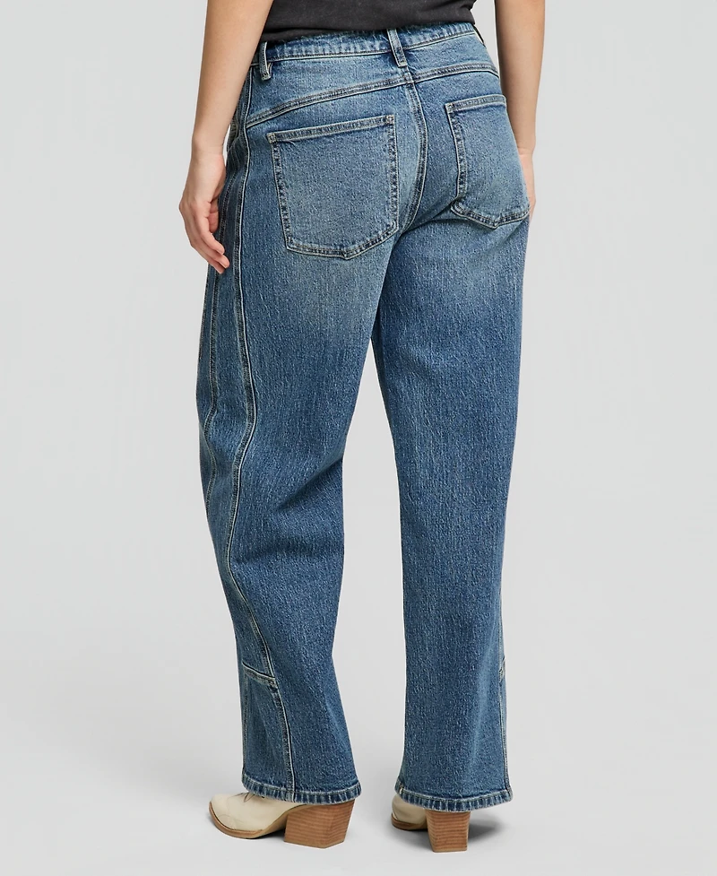 And Now This Women's Seamed Wide-Leg Jeans, Macy's Exclusive