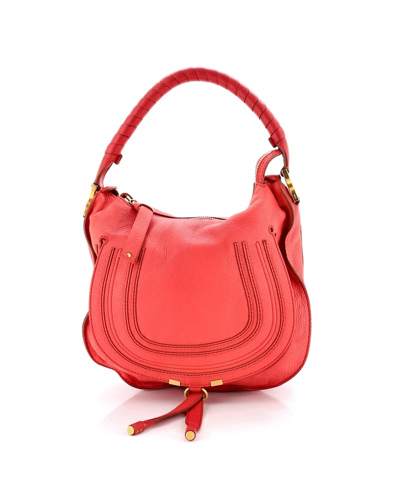Pre-Owned Chloe Small Marcie Hobo Leather