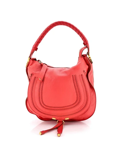 Pre-Owned Chloe Small Marcie Hobo Leather