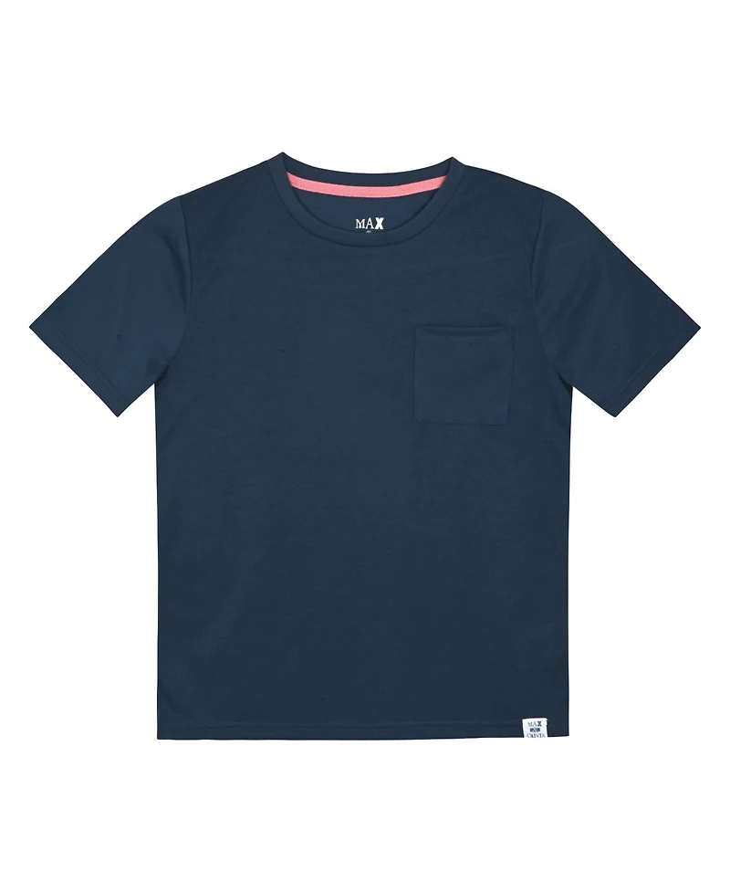 Max & Olivia Boys' 6-20 Short Sleeve Top and Jogger Pants, 2-Piece Set