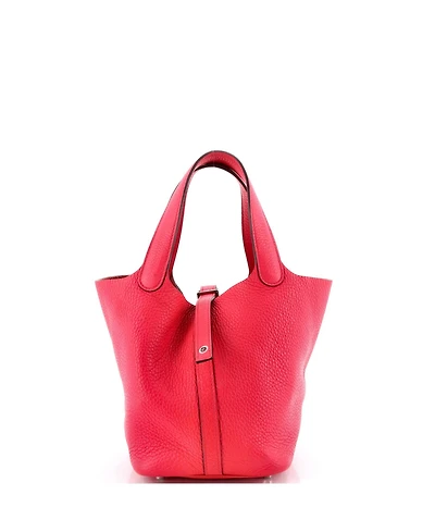 Pre-Owned HERMES Pm Picotin Lock Bag Clemence