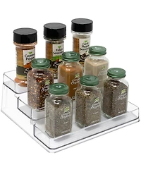 Sorbus 2 Pack 3-Tier Spice Rack Organizers - Clear Organizers for Pantry, Kitchen & More