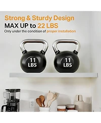 Yigii Rustic Floating Shelves for Bathroom, Bedroom, Kitchen