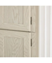 Streamdale Furniture 4-Tier 72" Corner Kitchen Pantry Storage Cabinet with 8 Doors