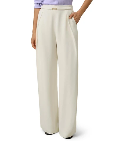 Lilysilk Women's Heavy-Weight Silk Crepe Wide-Leg Pant