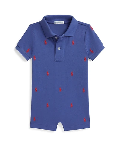Polo Ralph Lauren Baby Boys' Short-Sleeve Pony Shortall