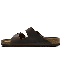 Birkenstock Men's Arizona Essentials Oiled Leather Two-Strap Sandals from Finish Line
