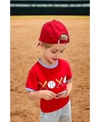 Bits & Bows Baby Boys Xo Baseball T-Shirt