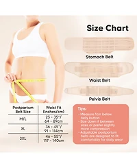 Revive 3 1 Postpartum Belly Band Wrap, Post Partum Recovery, Waist Binder Shapewear