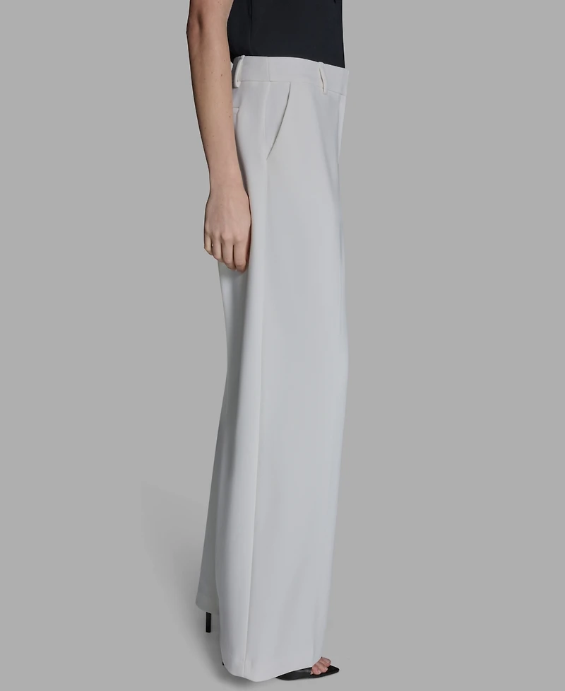 Bcbg Women's Mid-Rise Wide-Leg Pants
