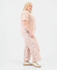 And Now This Trendy Plus Lace Drawstring-Waist Pants, Macy's Exclusive