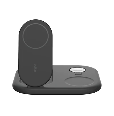 Belkin Qi2 15W 3-in-1 Wireless Pad/Stand - Black