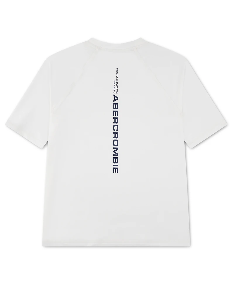 abercrombie kids Girls' Core Short-Sleeve Rashguard