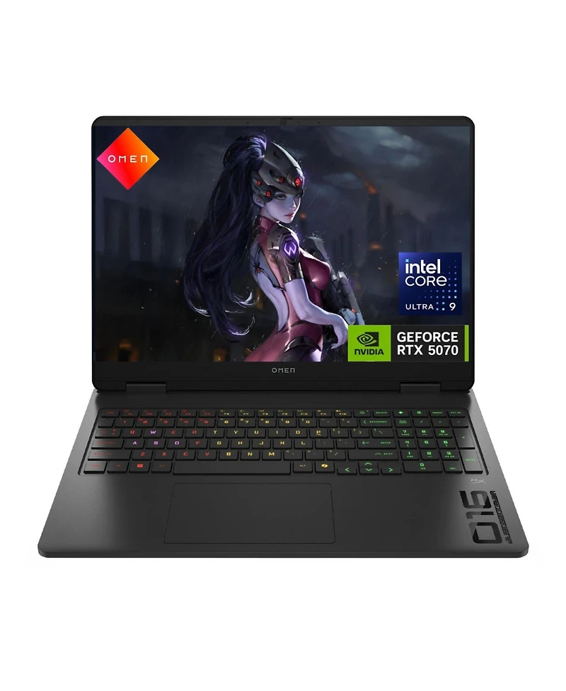 Hp Omen 16" Traditional Laptop Intel Core Ultra 9 16GB Ram Nvidia GeForce Rtx 5070 1TB Ssd Storage Windows 11 Home 240Hz - Black