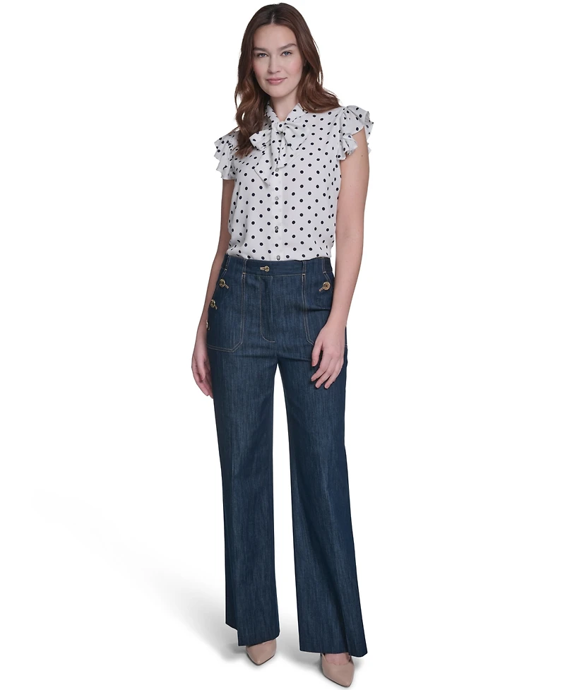 Tommy Hilfiger Women's Denim Sailor Pants