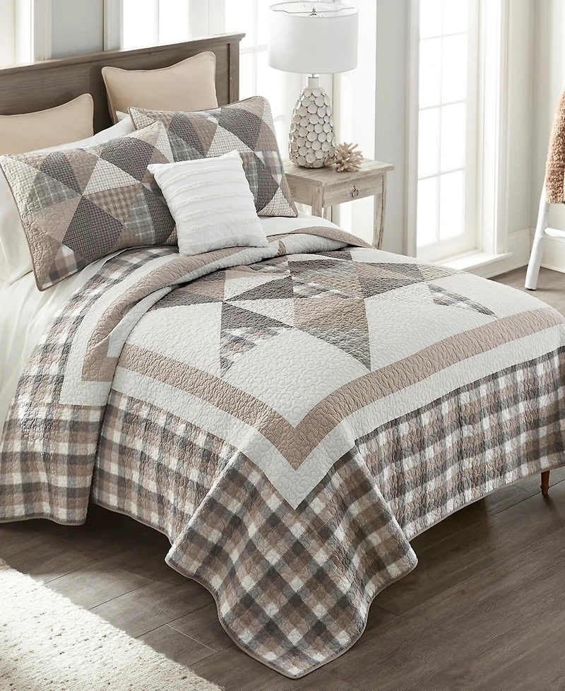 Donna Sharp Smoky Star 3-Pc. Quilt Set, Queen