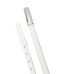 Michael Kors Bubble Plaque Leather Belt