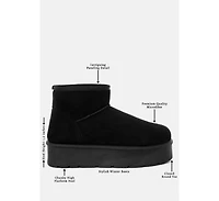 London Rag Derta Soft Microfiber Snow Boots Women